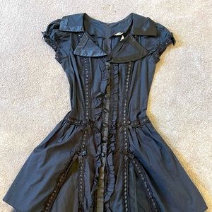 Black babydoll dress